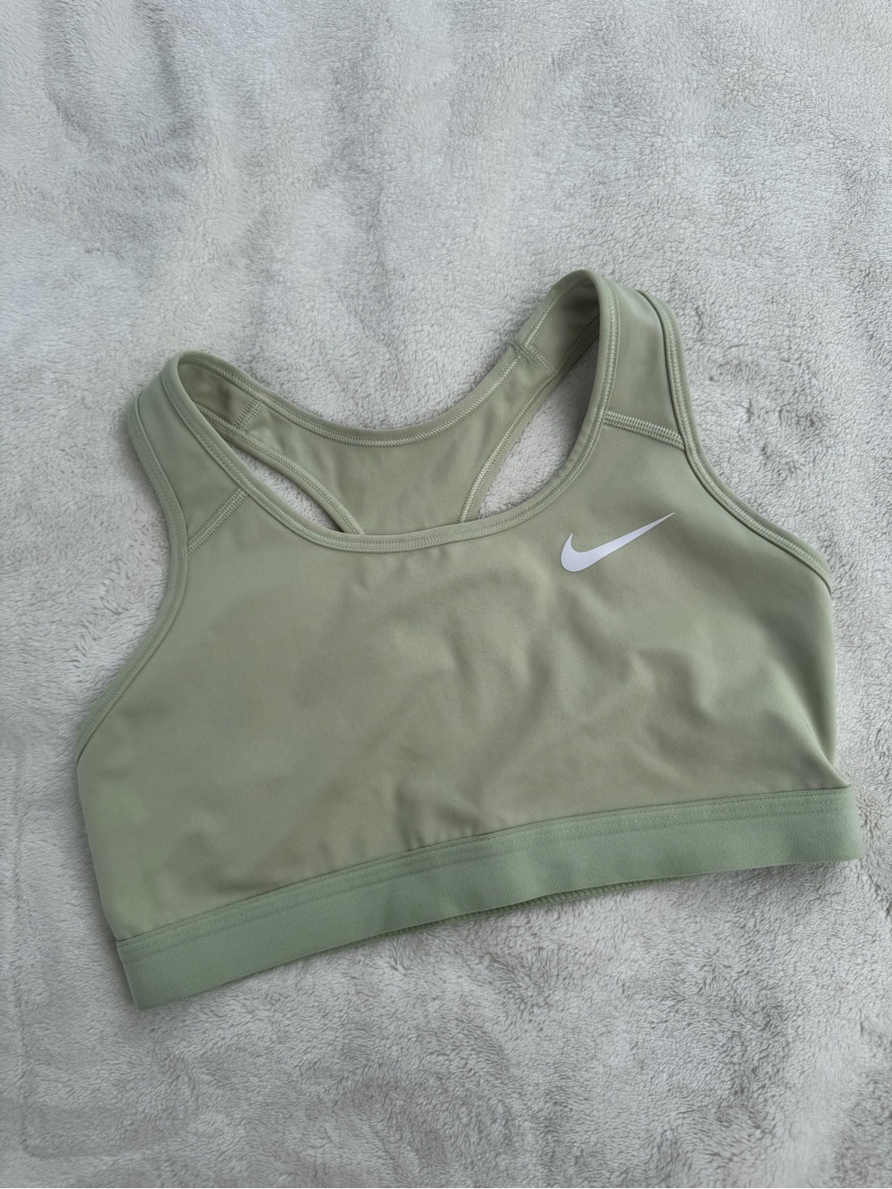 Nike Dri-FIT Medium Support Sports Bra Sage Green Medium